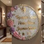 Stylish Resin Nameplate for Flats & Villas
