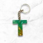 Alphabet Letter Epoxy Resin Beautiful Keychain