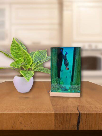 Resin 3D Lamp For Home Decor