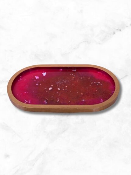 Trinket Tray/ Resin Serving Tray for Home & Kitchen