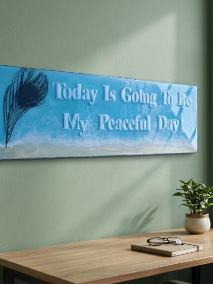 Stylish Resin Nameplate for Flats & Villas