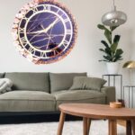 Epoxy Resin Art Wall Clock