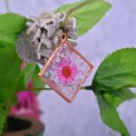 Resin Flower Pendent For Girls/Women