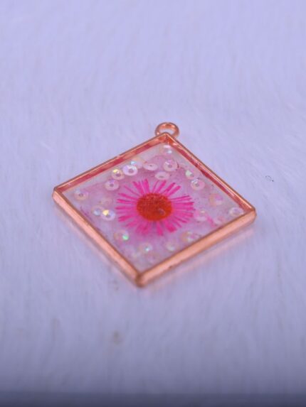 Resin Flower Pendent For Girls/Women
