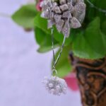 Resin Seashell Pendant/ Silver Pearl Pendent With Chain