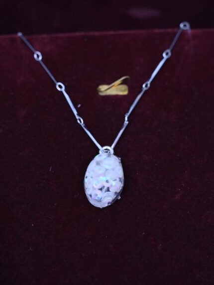 Resin Golden Effect Pendent