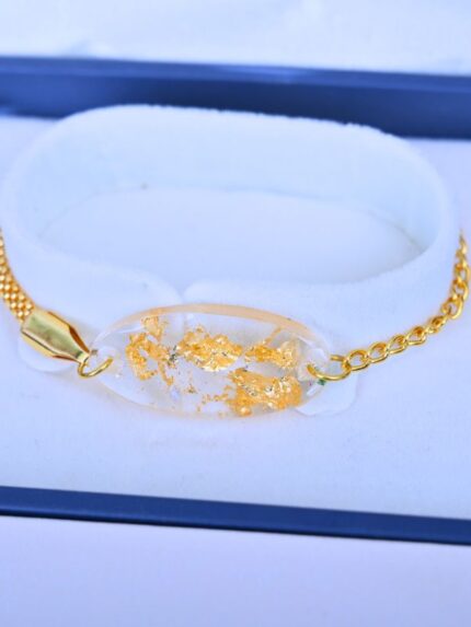 Resin White Star Bracelet