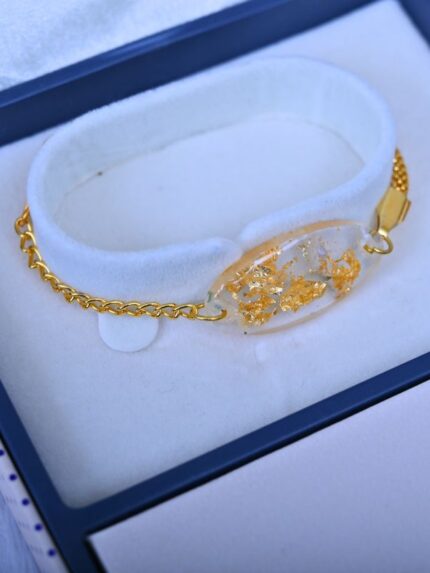 Resin White Star Bracelet