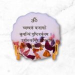 Shiv Mantra Epoxy Resin Table Top
