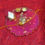 Resin Haldi Kumkum Pooja Thali for Festival