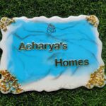 Epoxy Resin Nameplate Glass Finish Glossy Effect