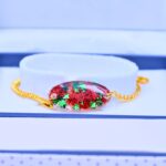 Resin Red Shine Bracelet