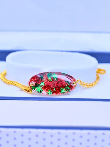 Resin Red Shine Bracelet