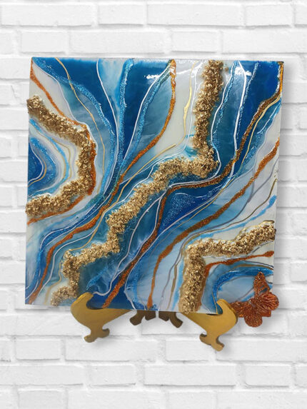 Epoxy Resin Geode Wall Art