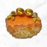 Resin Haldi Kumkum Pooja Thali for Festival