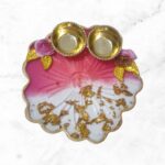 Resin Haldi Kumkum Pooja Thali for Festival