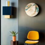Epoxy Resin Geode Wall Clock