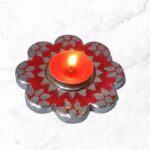 Mirror Art Resin Coated Tealight Holder