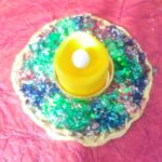 Crystal Coated Resin T-Light Holder
