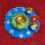 Crystal Coated Resin T-Light Holder