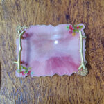 Resin Multipurpose Tray with Golden Handle