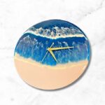 Epoxy Resin Ocean Wall Clock