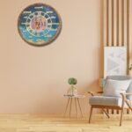 Handmade Epoxy Resin Customized Wall Mounted Clock