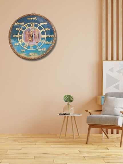 Handmade Epoxy Resin Customized Wall Mounted Clock
