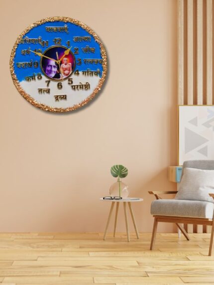 Handmade Epoxy Resin Customized Wall Mounted Clock