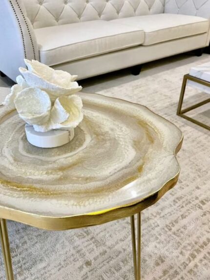 Handmade Epoxy Side Table Furniture