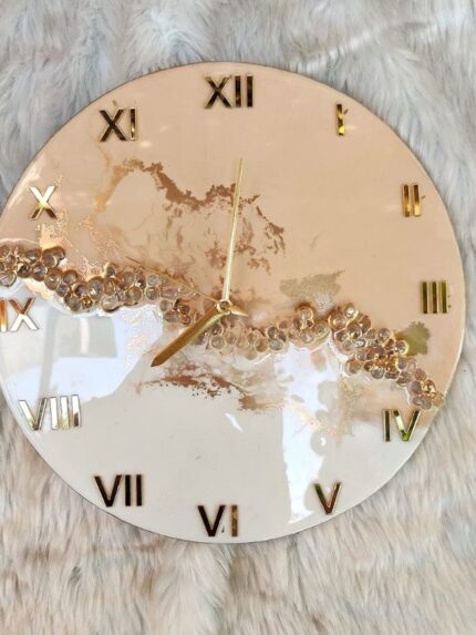 Epoxy Resin Geode Wall Clock