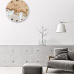 Epoxy Resin Geode Wall Clock