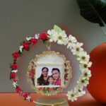 Epoxy Resin photo frame with ring platter