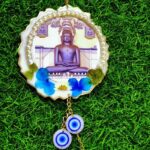 Epoxy Car hanging Namokar mantra