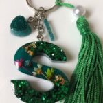 Alphabetical Epoxy resin keychain