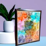 Illuminate Your Space with Opal Art Epoxy Resin: Infuse Harmony and Serenity with the Gayatri Mantra!