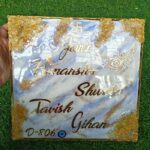 Epoxy Resin Nameplate Glass Finish Glossy Effect