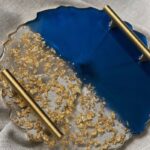 Elegant Round Shape Epoxy Resin Tray
