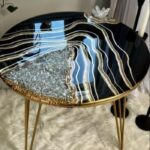 Black Resin Table –18”