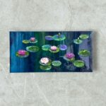 Resin White Lotus Flower Wall Art – A Symbol of Serenity
