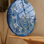 Epoxy Resin Geode Wall Clock