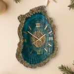 Resin Geode Wall Clock