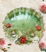 Handmade Resin Mehndi Platter