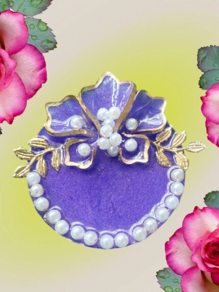Handmade Resin Pooja Platter