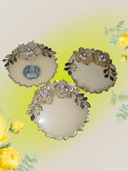Handmade Resin Pooja Platter