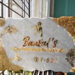 Epoxy Resin Nameplate Glass Finish Glossy Effect