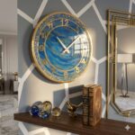 Decorative resin wall clock for contemporary homes Unique handmade resin clock for bedroom and living room Stylish resin art wall clock with modern aesthetic Geode resin wall clock with luxury glossy texture Artistic wall clock made with premium epoxy resin Modern oversized resin wall clock for luxury interiors Customized resin clock with abstract art design Elegant resin wall clock