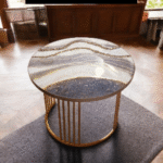 Luxury Resin Geode Coffee Table – Handcrafted Crystal-Inspired Statement Piece by Saashi