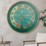 Add a touch of luxury and calm elegance to your space with our Aqua Green Resin Geode Wall Clock. Handcrafted with premium resin, this clock is inspired by natural geode formations, featuring rich aqua green hues blended with crystal-like textures and metallic accents. Each piece is uniquely designed, making it more than just a clock—it’s a statement wall art that enhances living rooms, bedrooms, offices, and luxury interiors. The smooth glossy finish and layered depth create a stunning visual effect, while the high-quality silent mechanism ensures accurate, noise-free timekeeping. Perfect for modern, contemporary, and artistic interiors, this resin geode wall clock brings together functionality and timeless beauty.