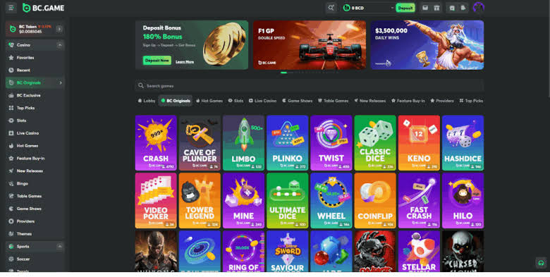 Discover the Exciting World of BC.Game Online Casino Platform